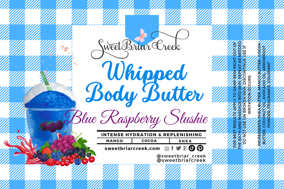 Blue Raspberry Slushie Whipped Body Butter