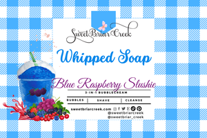 Blue Raspberry Slushie Whipped Soap & Shaving Cream