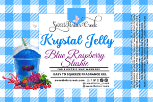 Blue Raspberry Slushie Krystal Jelly Squeeze for wax warmers.