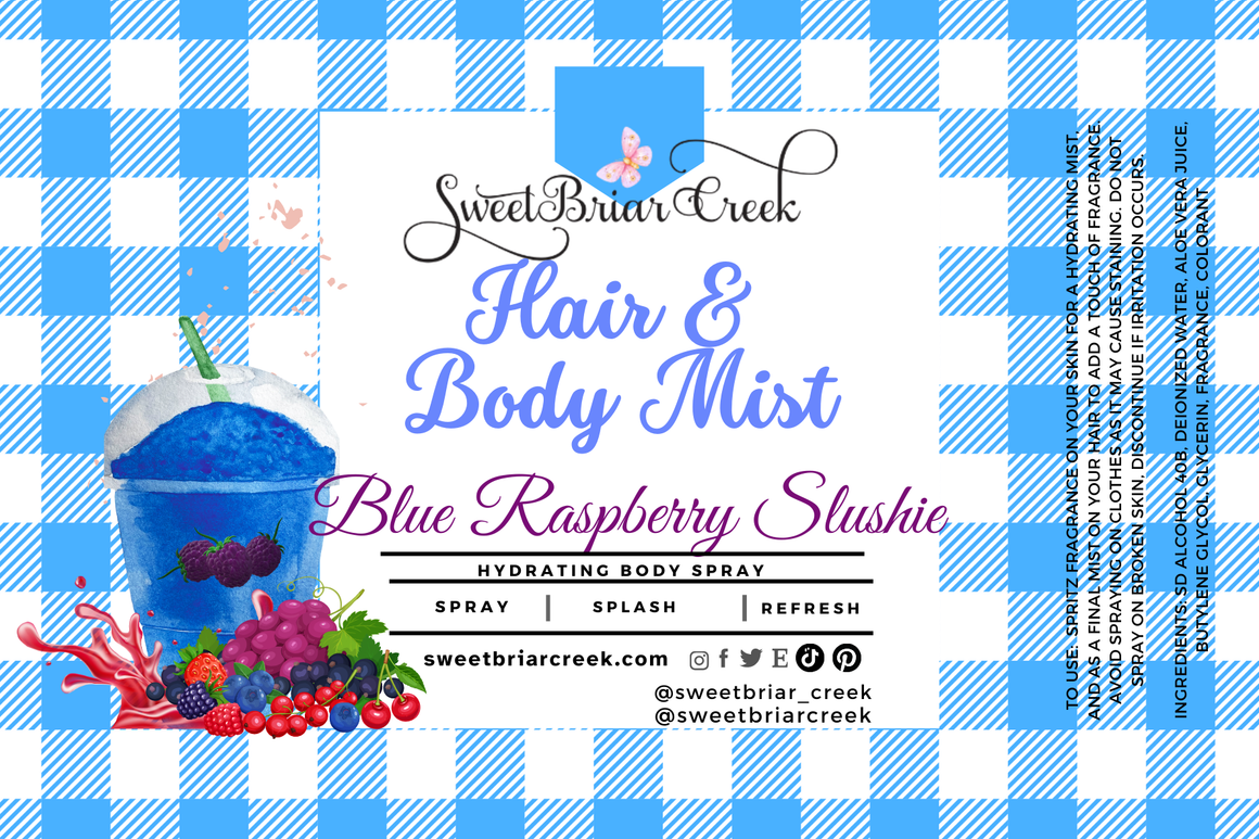 Blue Raspberry Slushie Hair & Body Mist