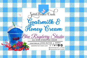 Blue Raspberry Slushie Goat Milk & Honey Body Creme