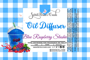 Blue Raspberry Slushie Hanging Car Diffuser & Refills