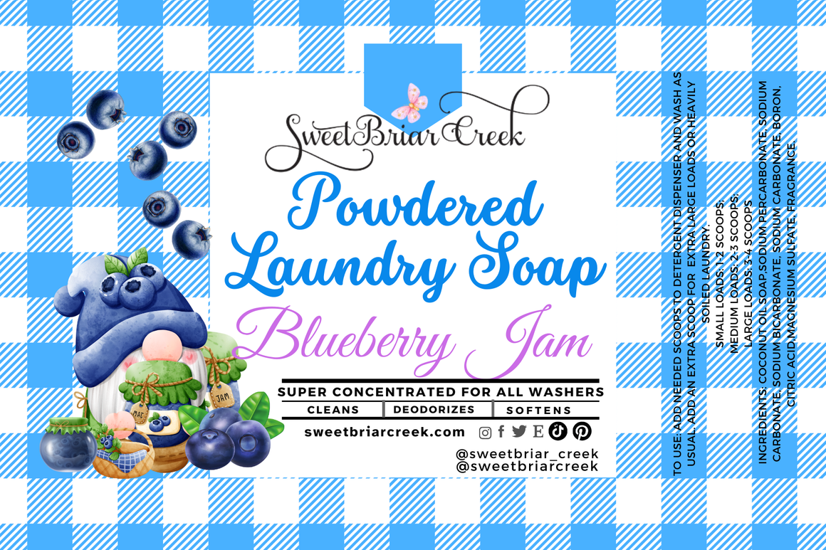 Blueberry Jam Powdered Laundry Soap