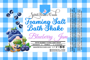 Blueberry Jam Foaming Salt Bath Shake