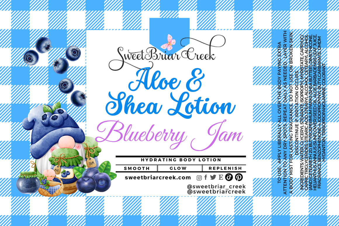 Blueberry Jam Shea & Aloe Body Lotion