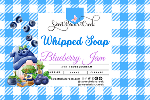 Blueberry Jam Whipped Soap & Shaving Cream