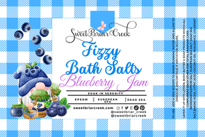 Blueberry Jam Fizzy Bath Salt Soak