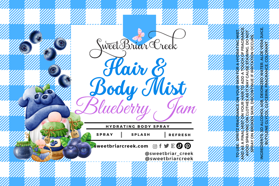 Blueberry Jam Hair & Body Mist