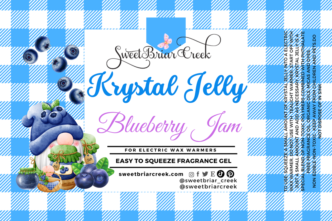 Blueberry Jam Krystal Jelly Squeeze for wax warmers.