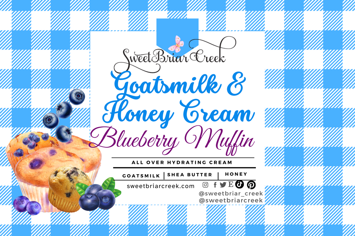 Blueberry Muffin Goat Milk & Honey Body Creme