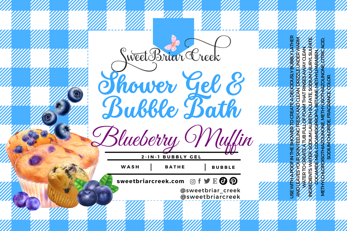 Blueberry Muffin Body Wash + Bubble Bath