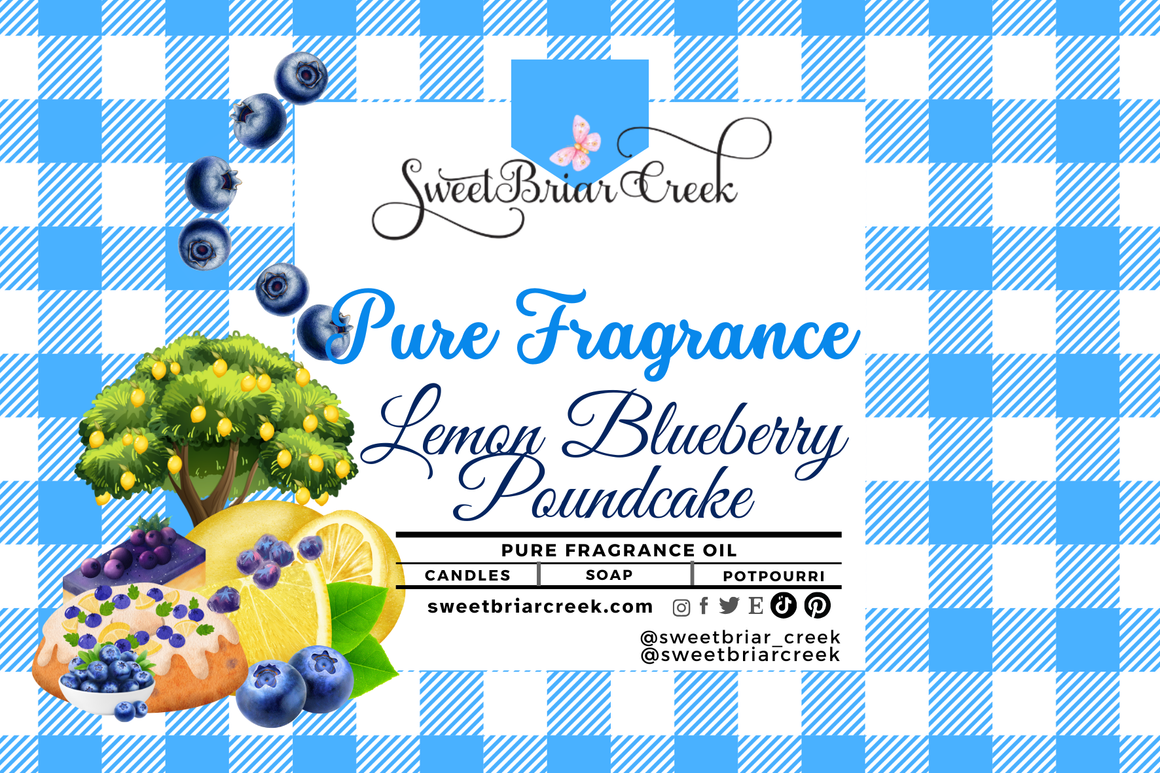 Lemon Blueberry Poundcake Pure Fragrance Oil