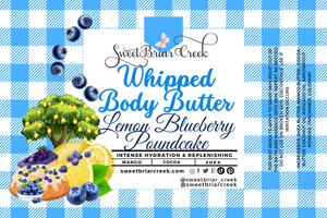 Lemon Blueberry Poundcake Whipped Body Butter
