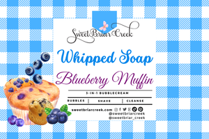 Blueberry Muffin Whipped Soap & Shaving Cream