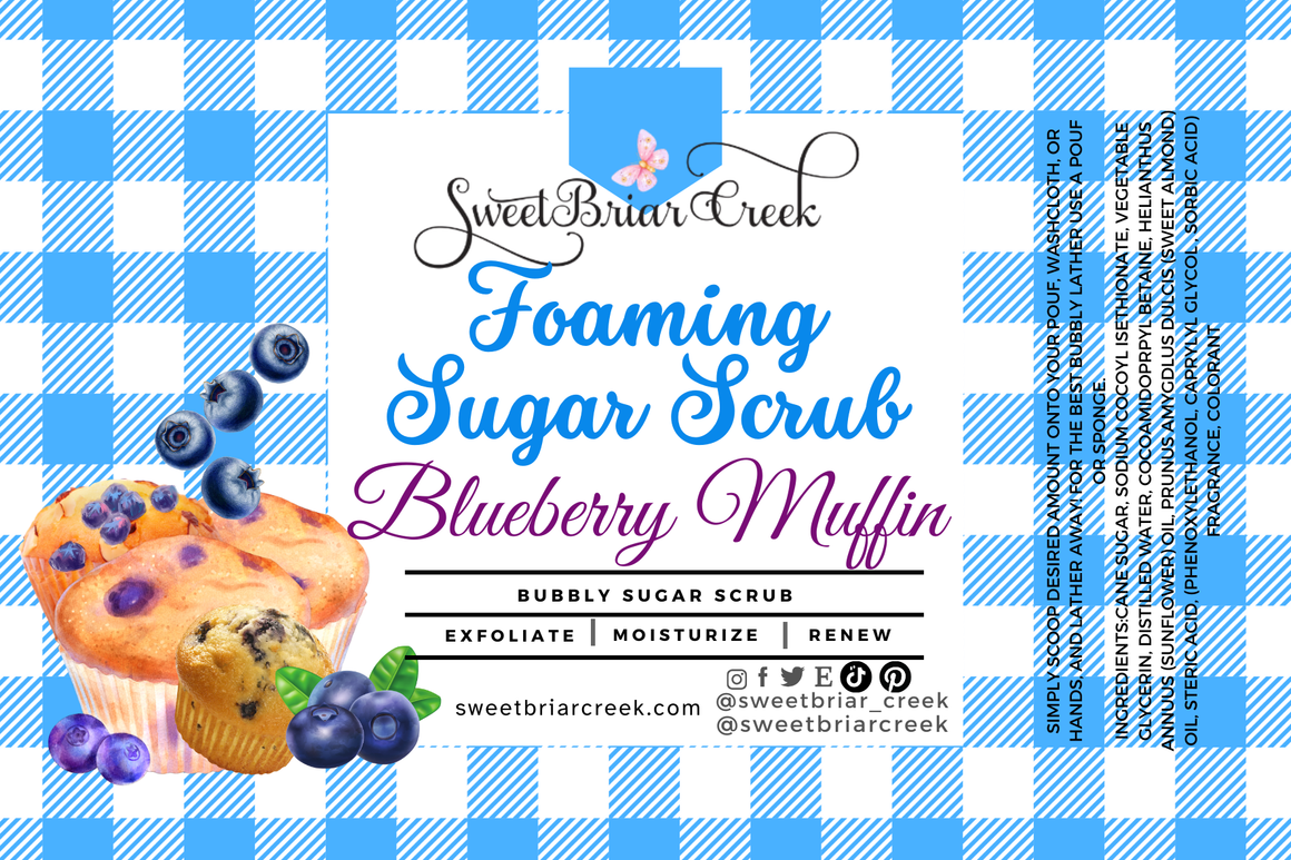 Blueberry Muffin Whipped Sugar Scrub