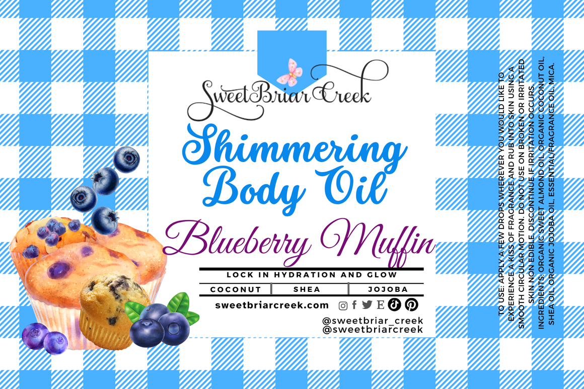 Blueberry Muffin Shimmering Body Oil