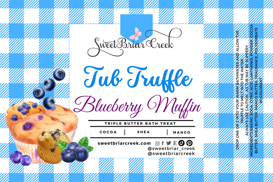 Blueberry Muffin Bath Butter Tub Truffles