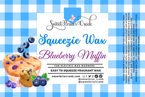Blueberry Muffin Squeezie Wax + Scoopable melts for Waxwarmer