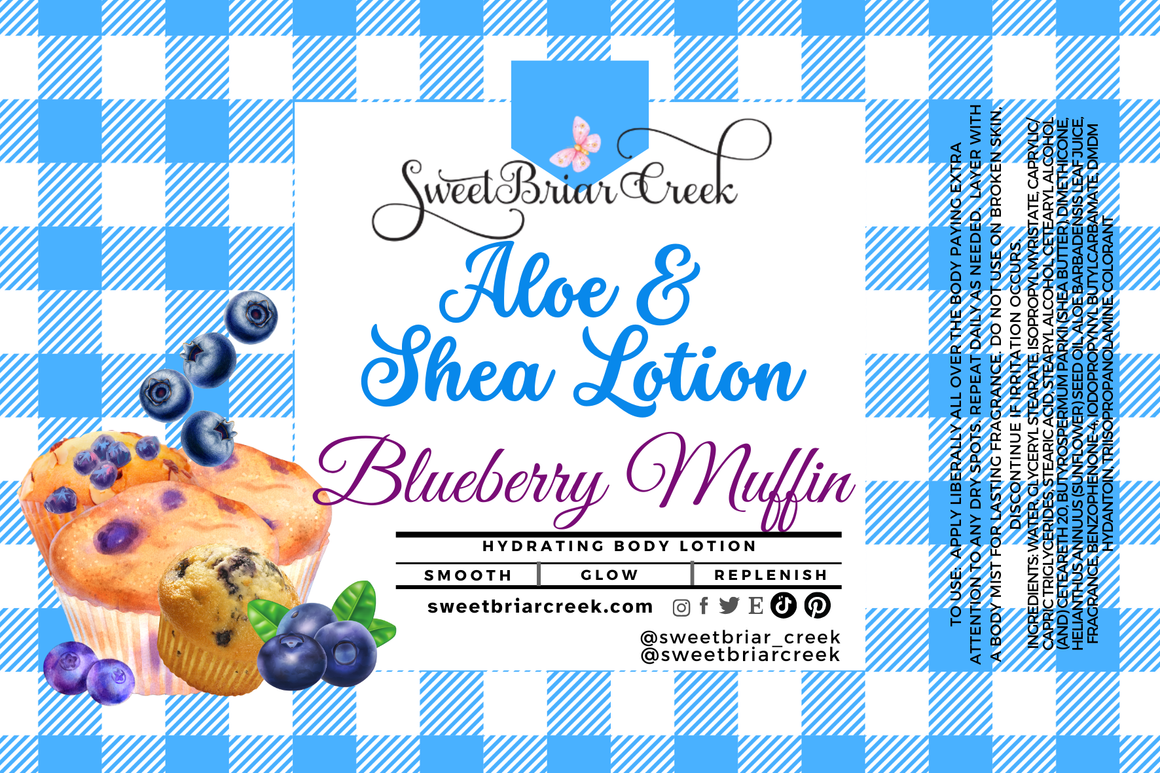 Blueberry Muffin Shea & Aloe Body Lotion
