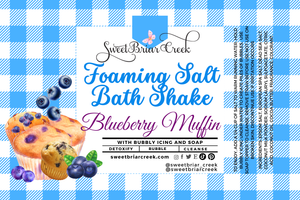 Blueberry Muffin Foaming Salt Bath Shake