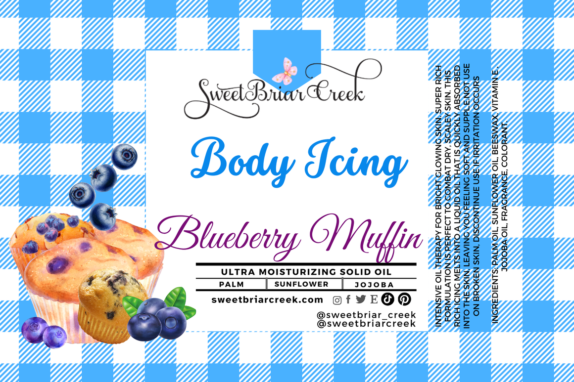 Blueberry Muffin Body Icing