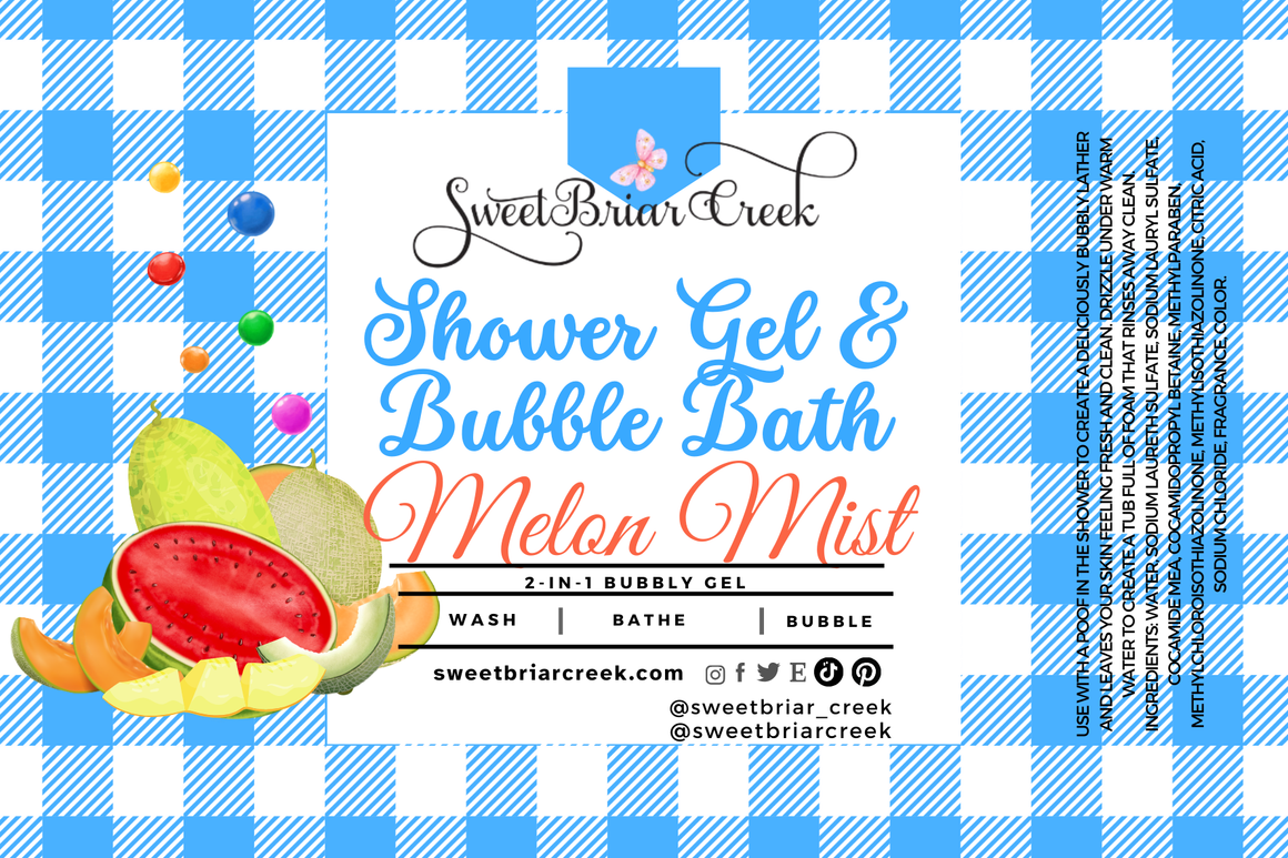 Melon Mist Body Wash + Bubble Bath