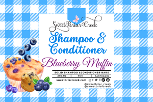 Blueberry Muffin Shampoo & Conditioner Bars