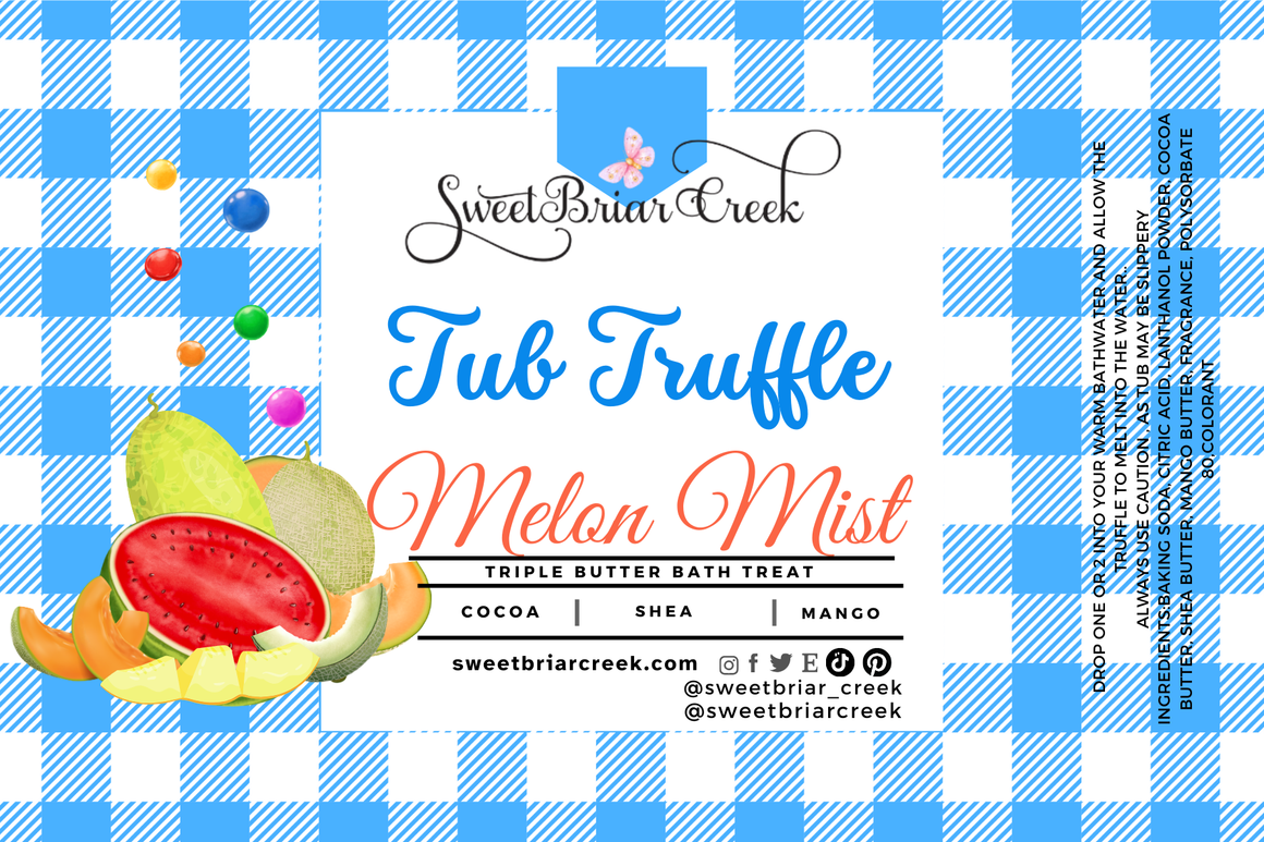 Melon Mist Bath Butter Tub Truffles