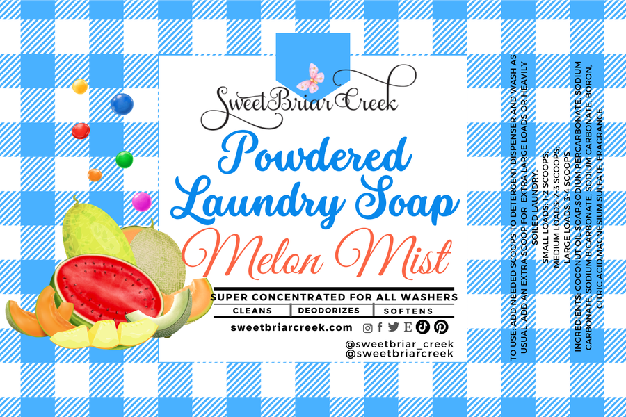 Melon Mist Powdered Laundry Soap