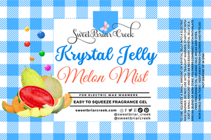 Melon Mist Krystal Jelly Squeeze for wax warmers.