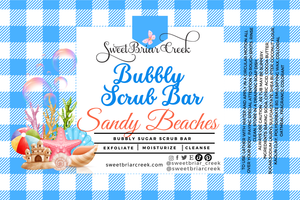 Sandy Beaches Bubbly Scrub Body Bars