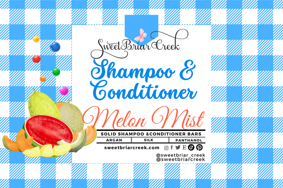 Melon Mist Shampoo & Conditioner Bars