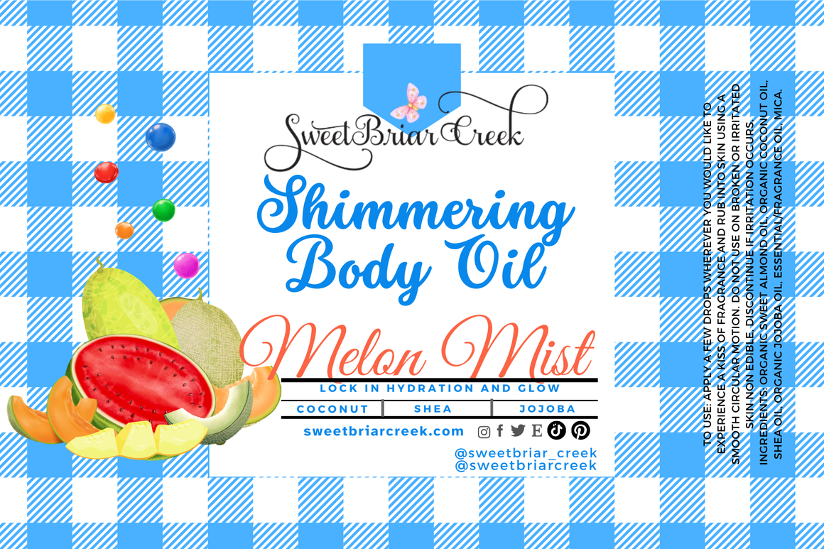 Melon Mist Shimmering Body Oil