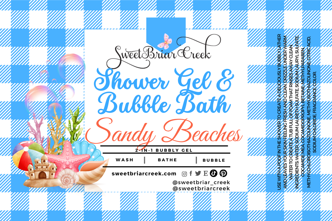 Sandy Beaches Body Wash + Bubble Bath