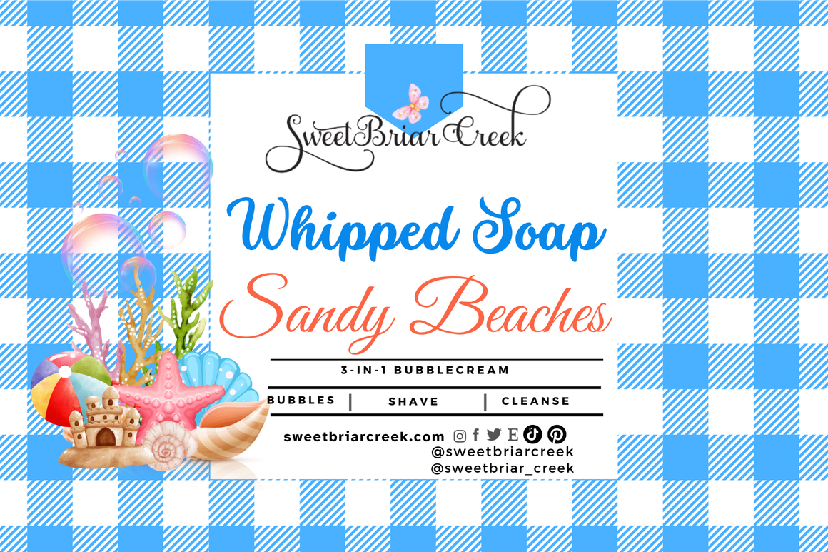 Sandy Beaches Whipped Soap & Shaving Cream