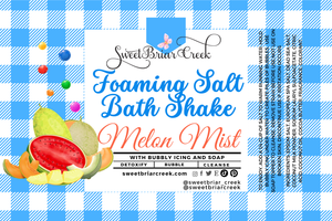 Melon Mist Foaming Salt Bath Shake