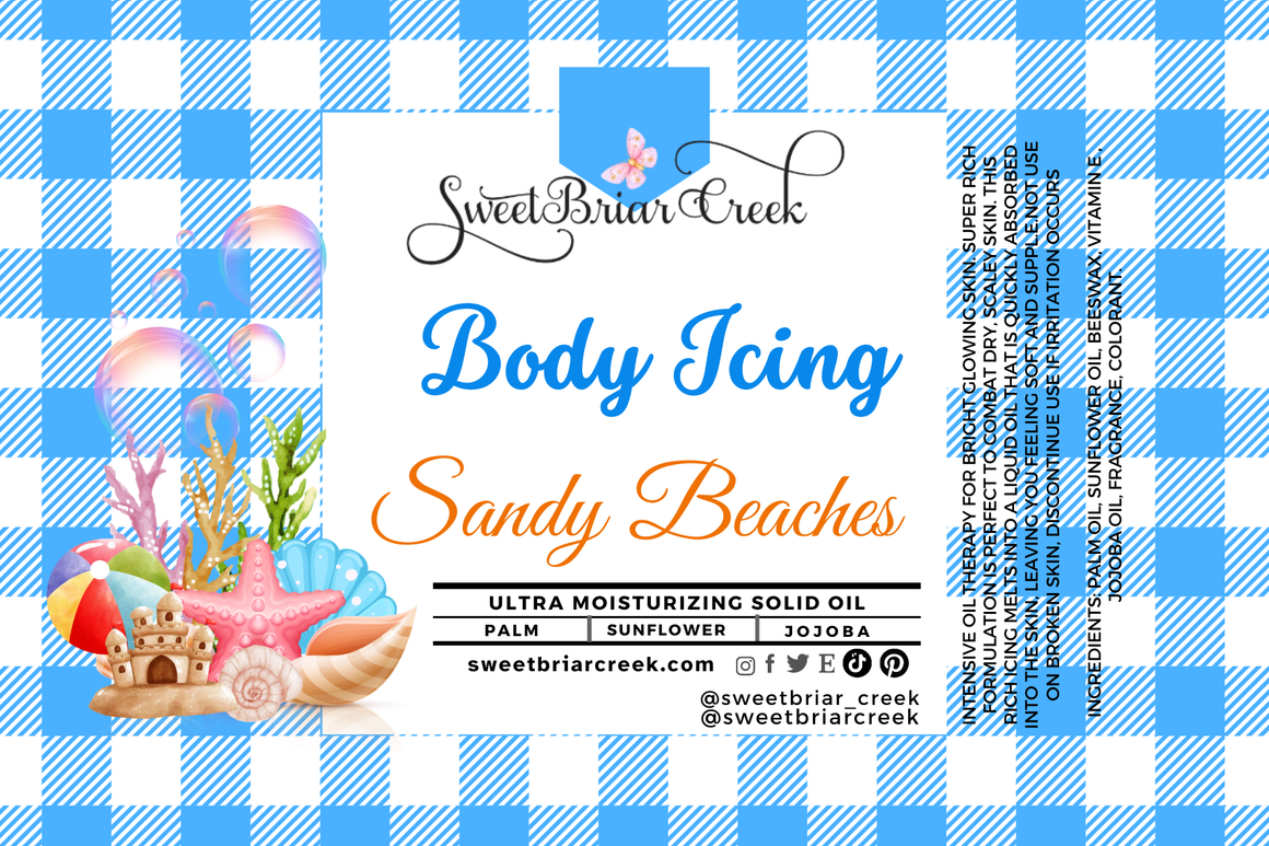 Sandy Beaches Body Icing