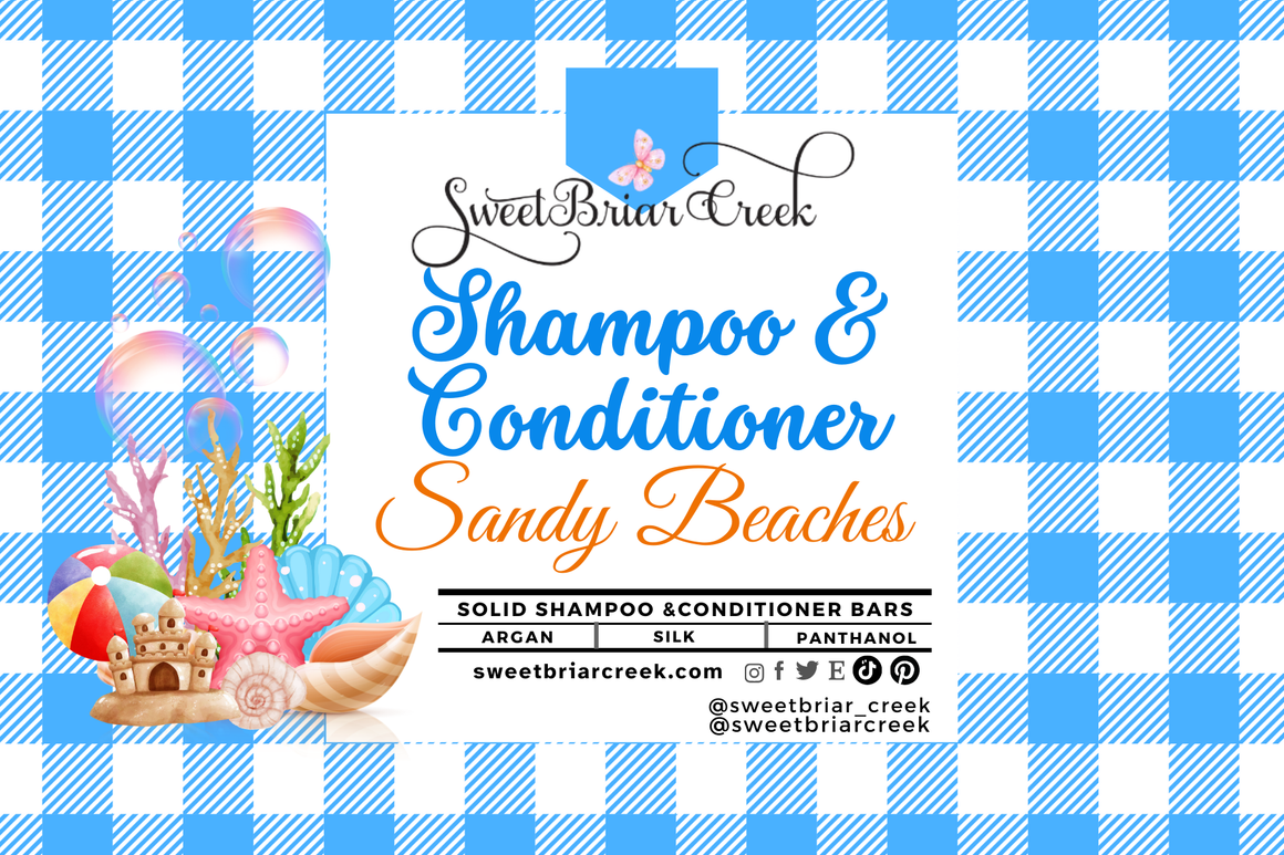 Sandy Beaches Shampoo & Conditioner Bars