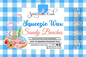 Sandy Beaches Squeezie Wax + Scoopable melts for Waxwarmer