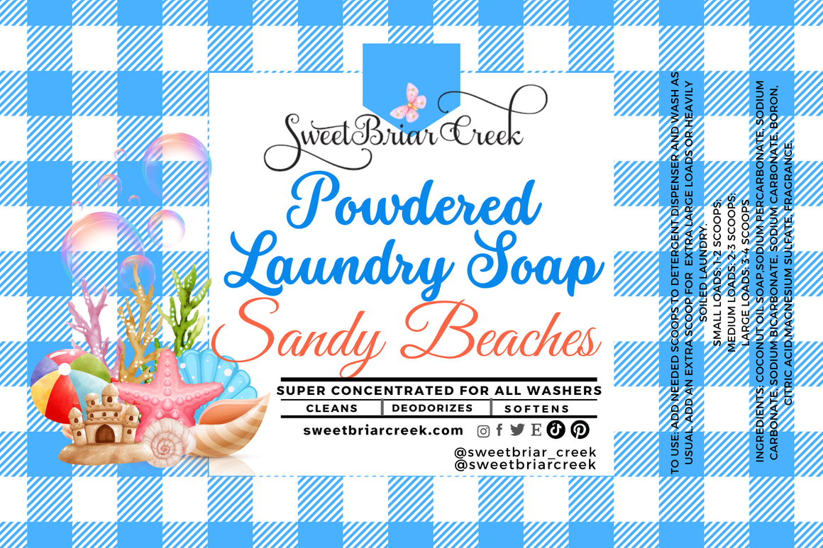 Sandy Beaches Powdered Laundry Soap