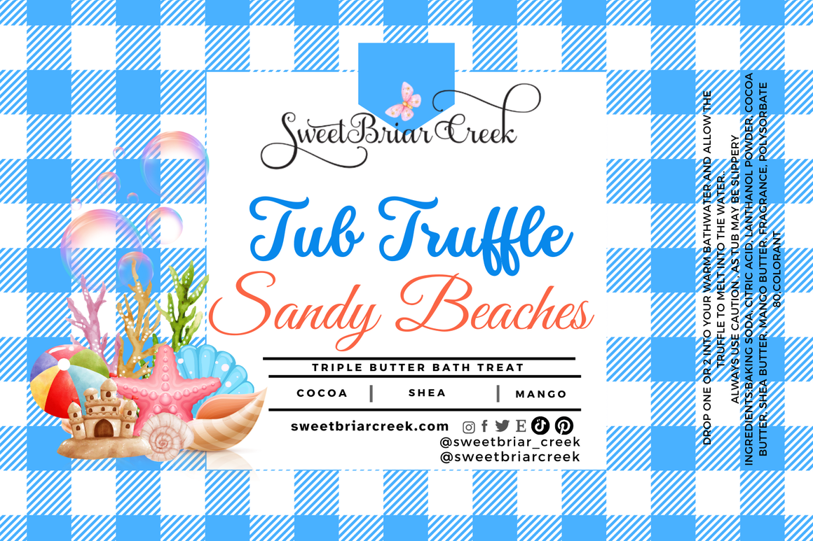 Sandy Beaches Bath Butter Tub Truffles
