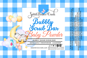 Baby Powder Bubbly Scrub Body Bars