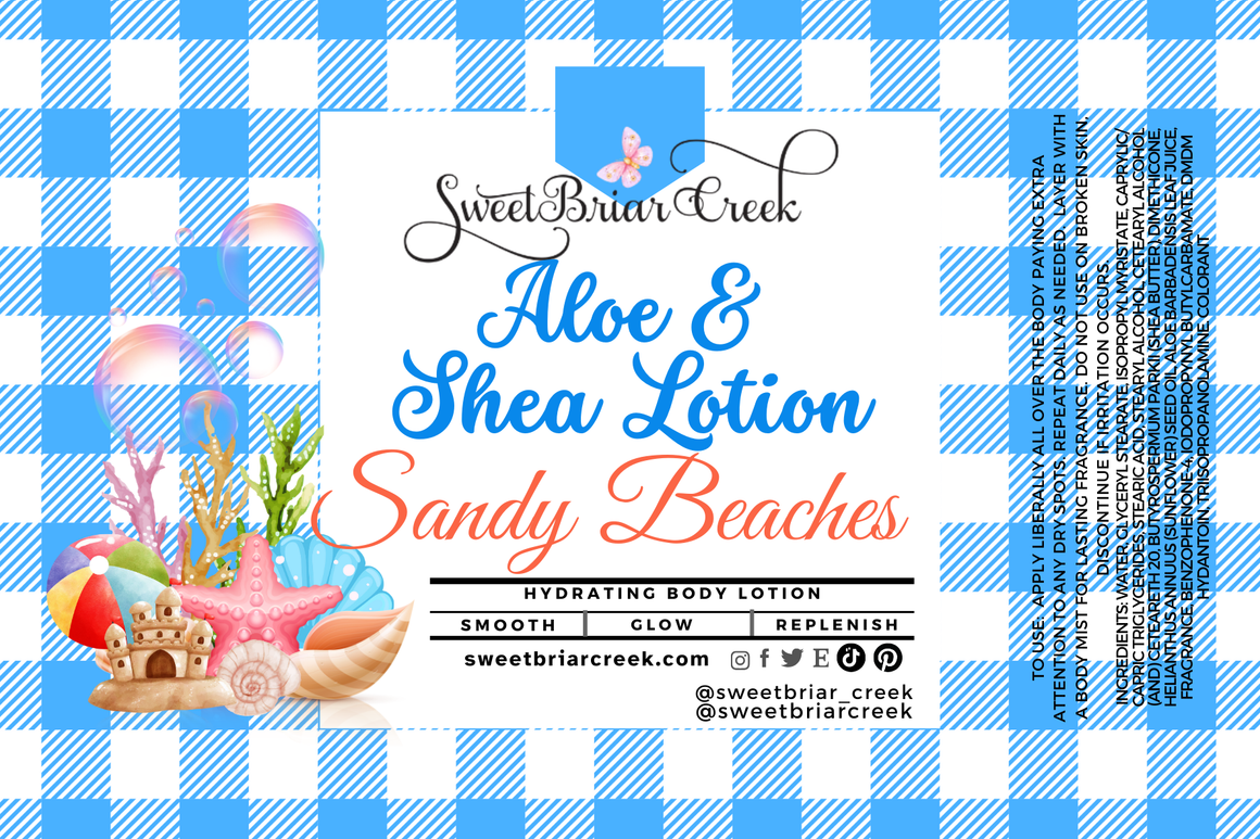 Sandy Beaches Shea & Aloe Body Lotion