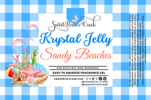 Sandy Beaches Krystal Jelly Squeeze for wax warmers.