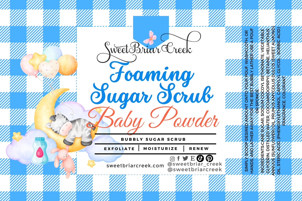 Baby Powder Whipped Sugar Scrub