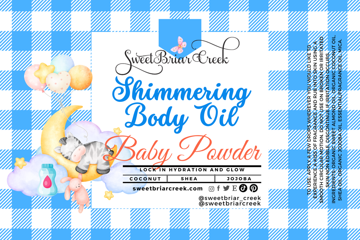 Baby Powder Shimmering Body Oil