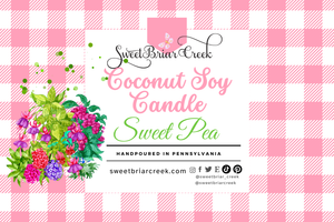 Sweet Pea Coconut Soy Candle