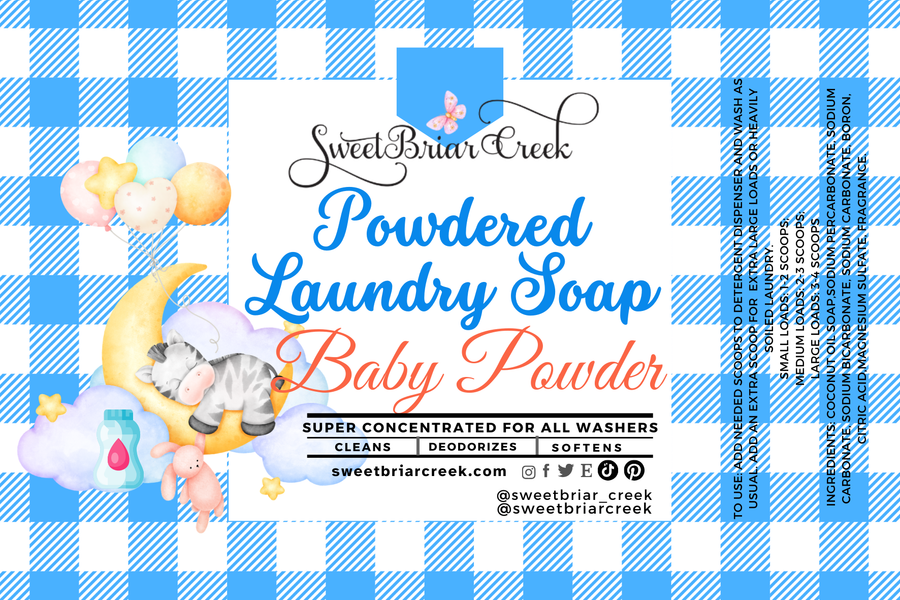 Baby Powder Powdered Laundry Soap