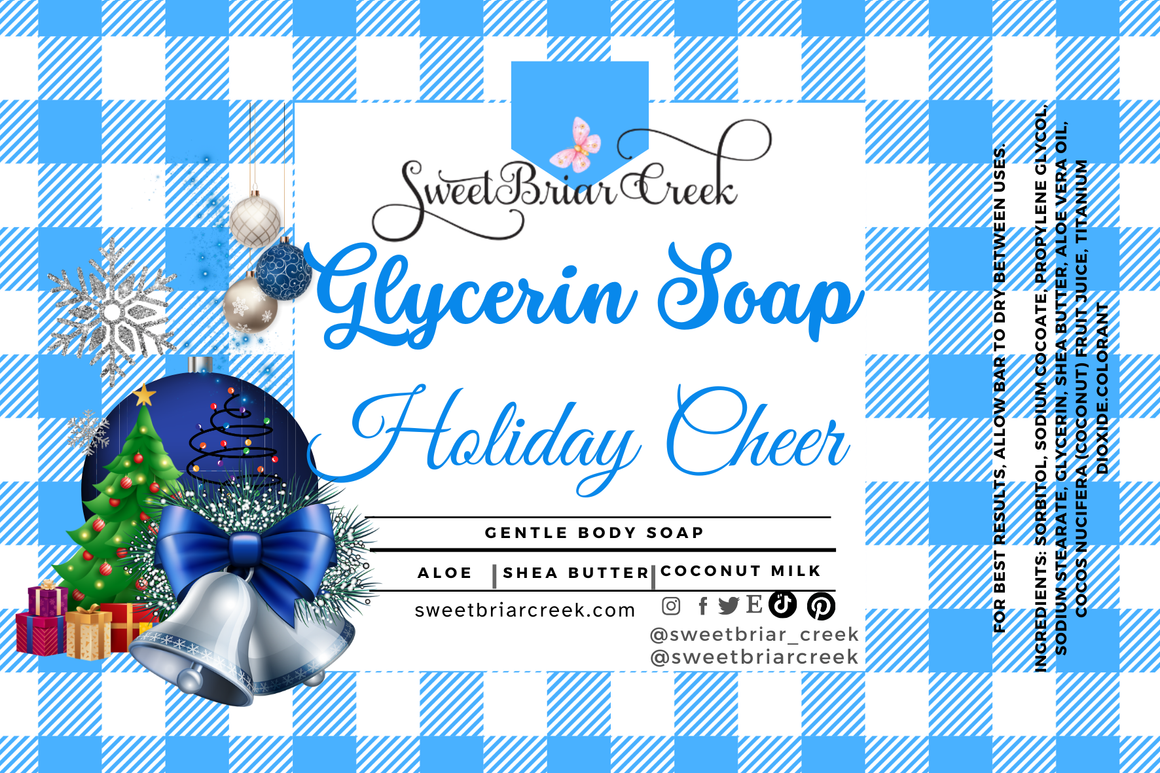 Holiday Cheer Glycerin Soap Bar