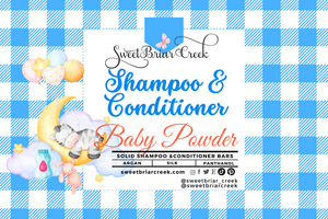 Baby Powder Shampoo & Conditioner Bars